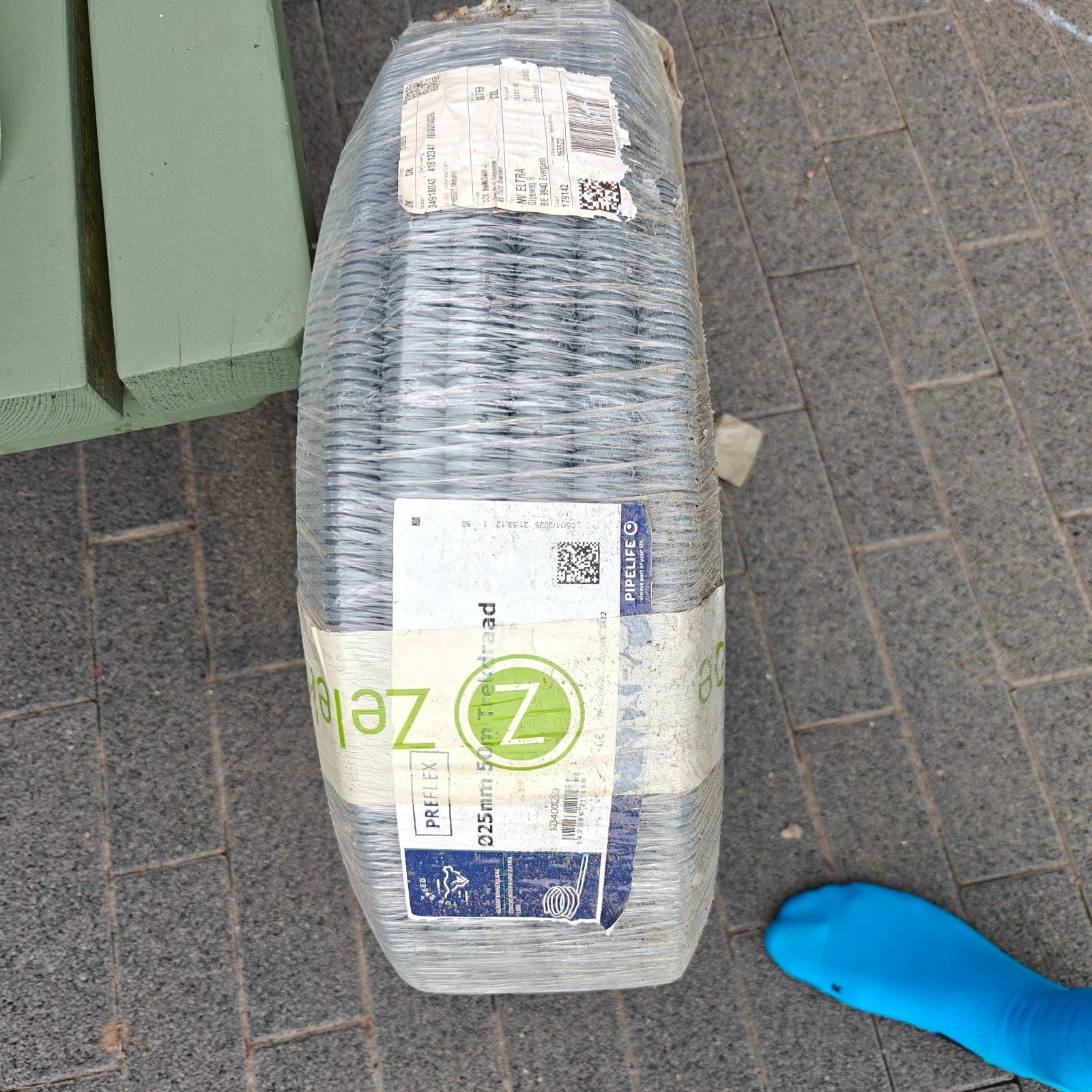 Preflex rol 25mm lengte 50m trekdraad, Bricolage & Construction, Électricité & Câbles, Enlèvement, Neuf, Câble ou Fil électrique