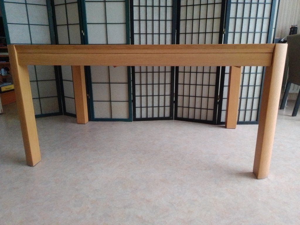 Tafel, Huis en Inrichting, Ophalen, 50 tot 100 cm, Zo goed als nieuw, Vijf personen of meer