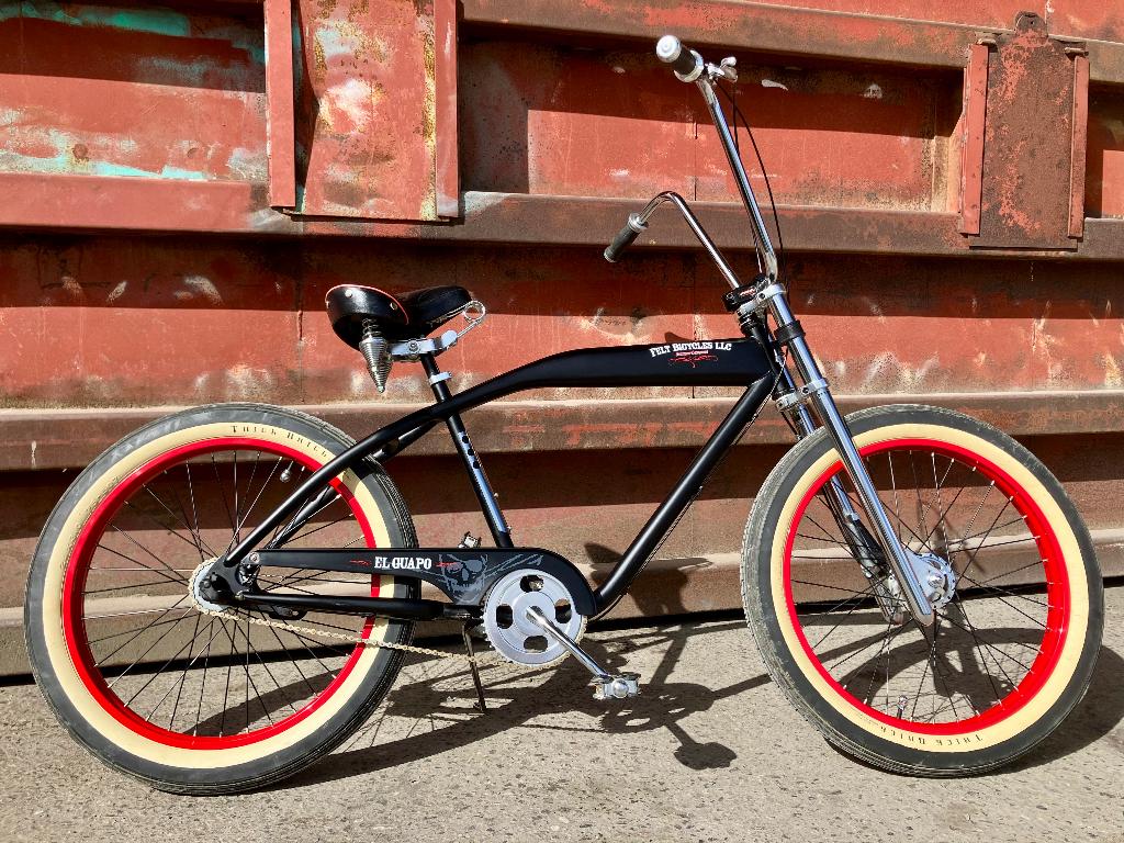 Vélo Felt Beach cruiser chopper lowrider état Neuf !, Vélos & Vélomoteurs, Cruiser, Frein à tambour, Aluminium, Comme neuf