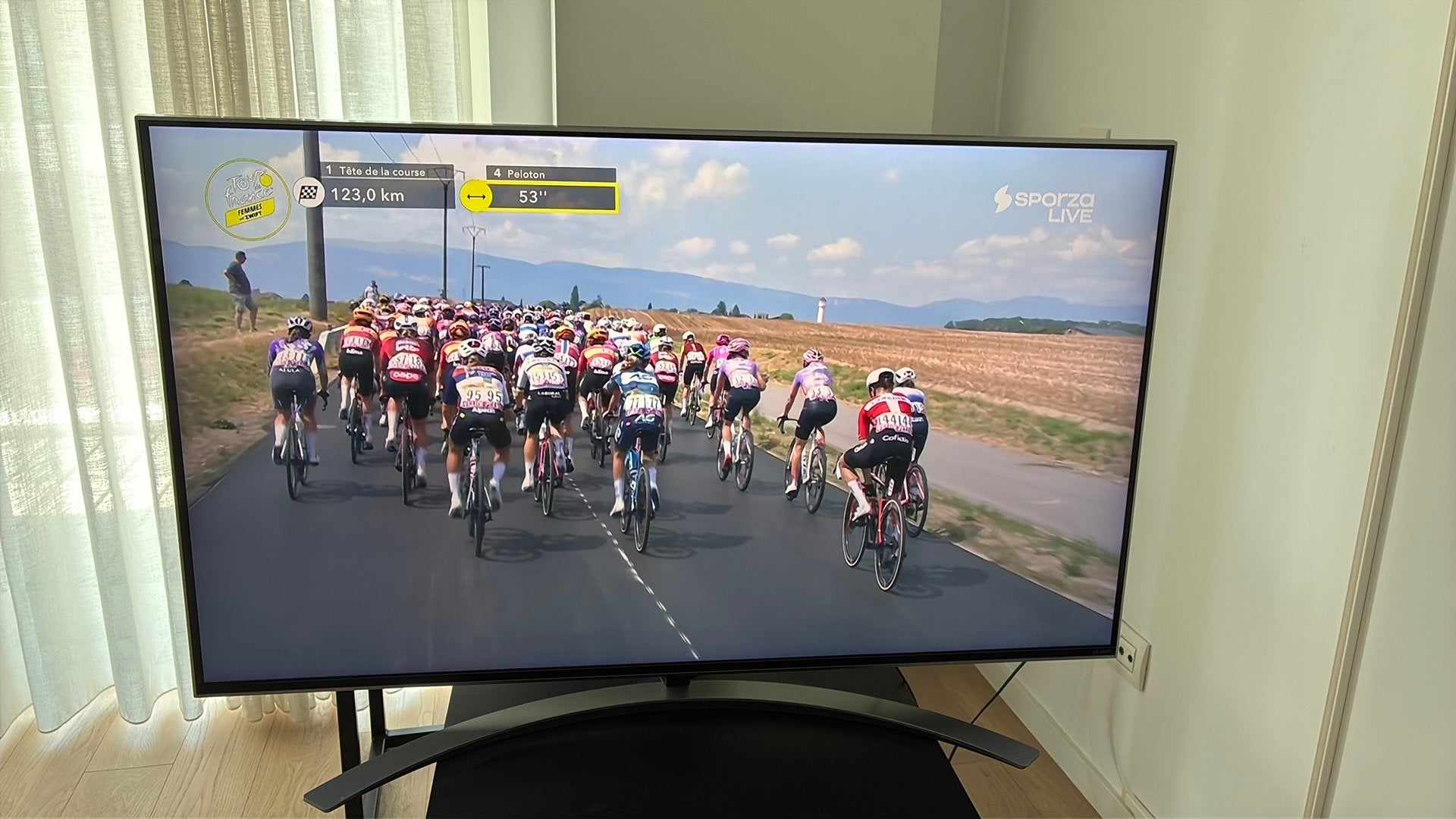 Téléviseur QNED 4K de 50 pouces de LG avec support Vogel's, Enlèvement, 120 Hz, LG, Smart TV