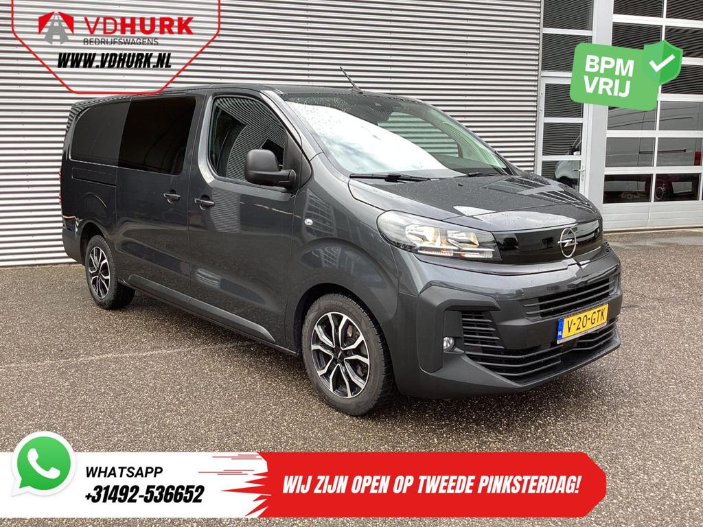 Opel Vivaro 2.0 180 pk Aut. DC Dubbel Cabine 2xSchuifdeur/ 2, Auto's, Bestelwagens en Lichte vracht, Automaat, Bedrijf, 198 g/km
