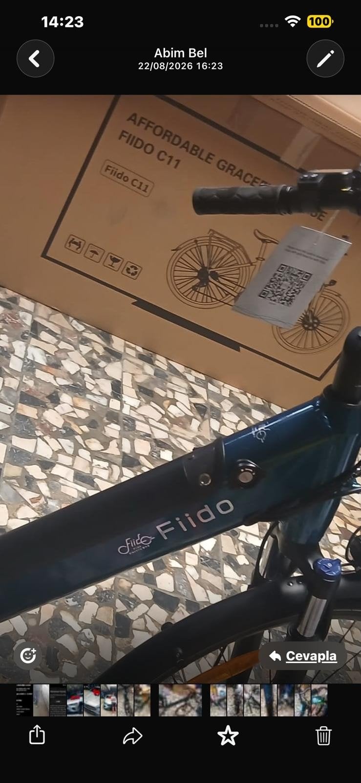 Fiido elektrishe fiets c11 (Kijk bij beschrijving), Fietsen en Brommers, Ophalen