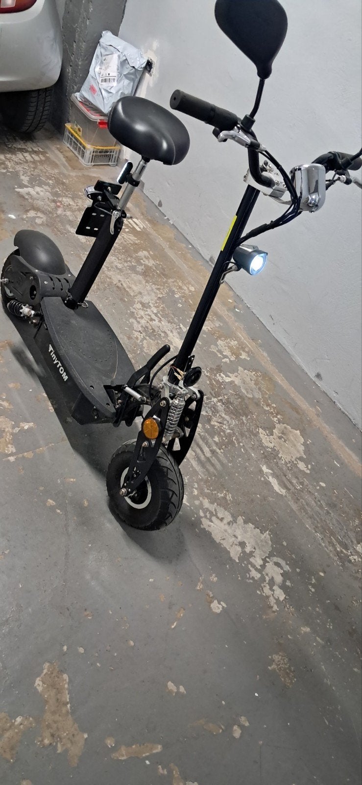 elektrische scooter, Ophalen