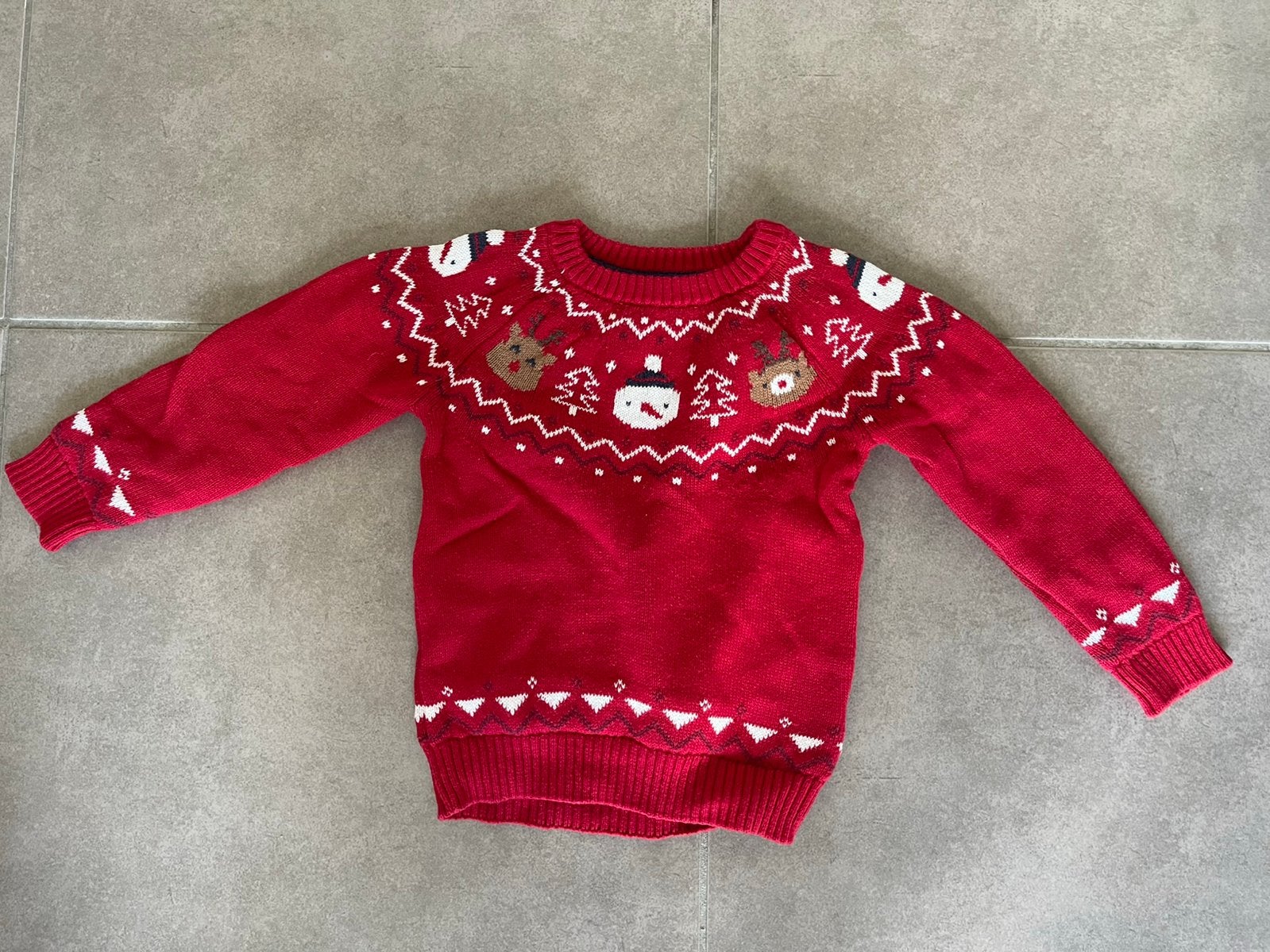 Kinder kersttrui maat 86, Kinderen en Baby's, Ophalen, Zo goed als nieuw