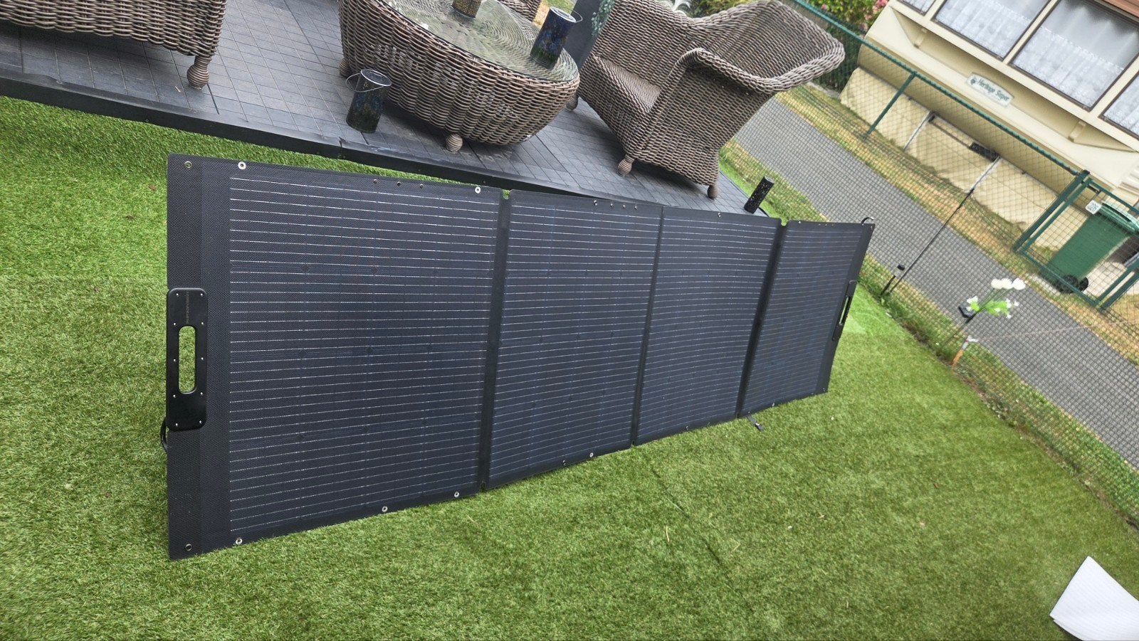 DRAAGBAAR ZONNEPANEEL VAN 350WATT, Bricolage & Construction, Panneaux solaires & Accessoires, Enlèvement, Neuf, Panneau