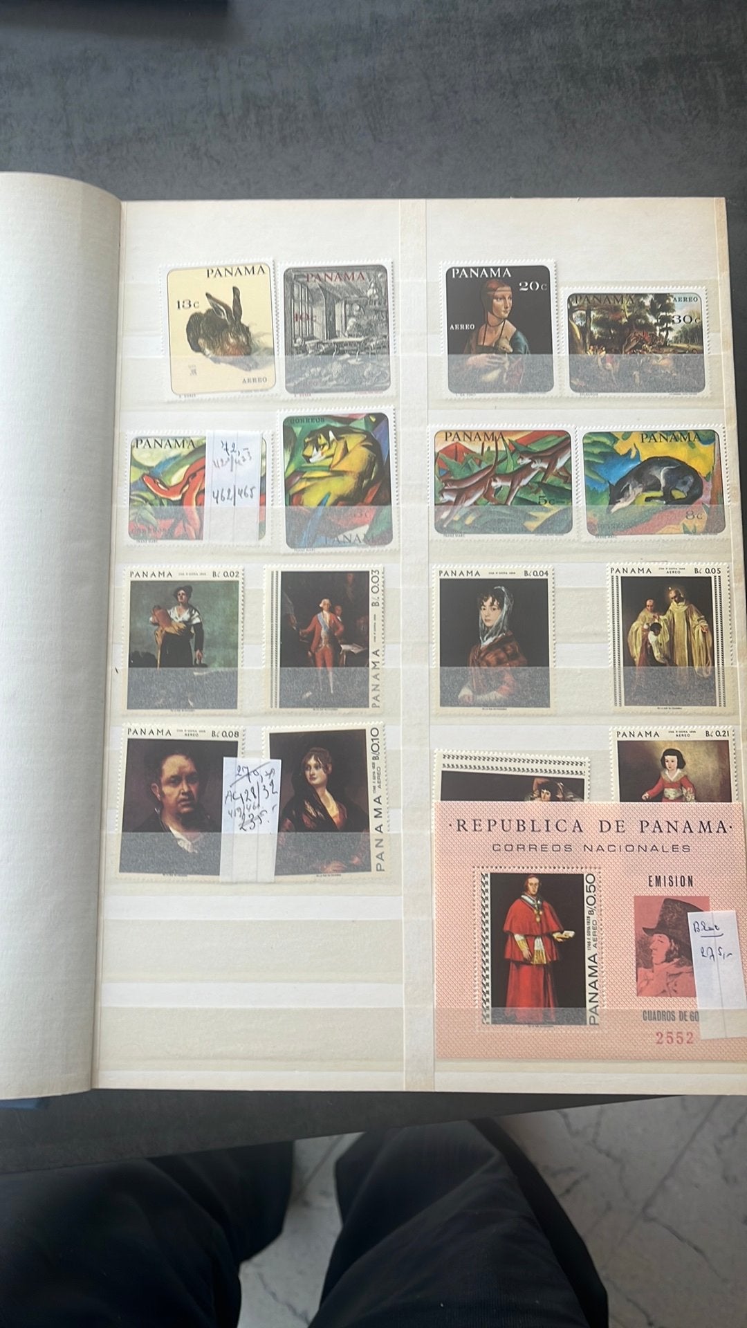 Postfris album, Postzegels en Munten, Ophalen