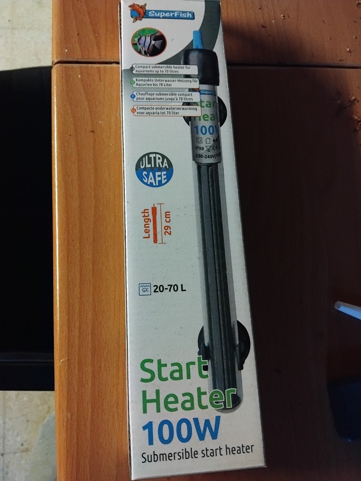 Nieuw heater, Ophalen