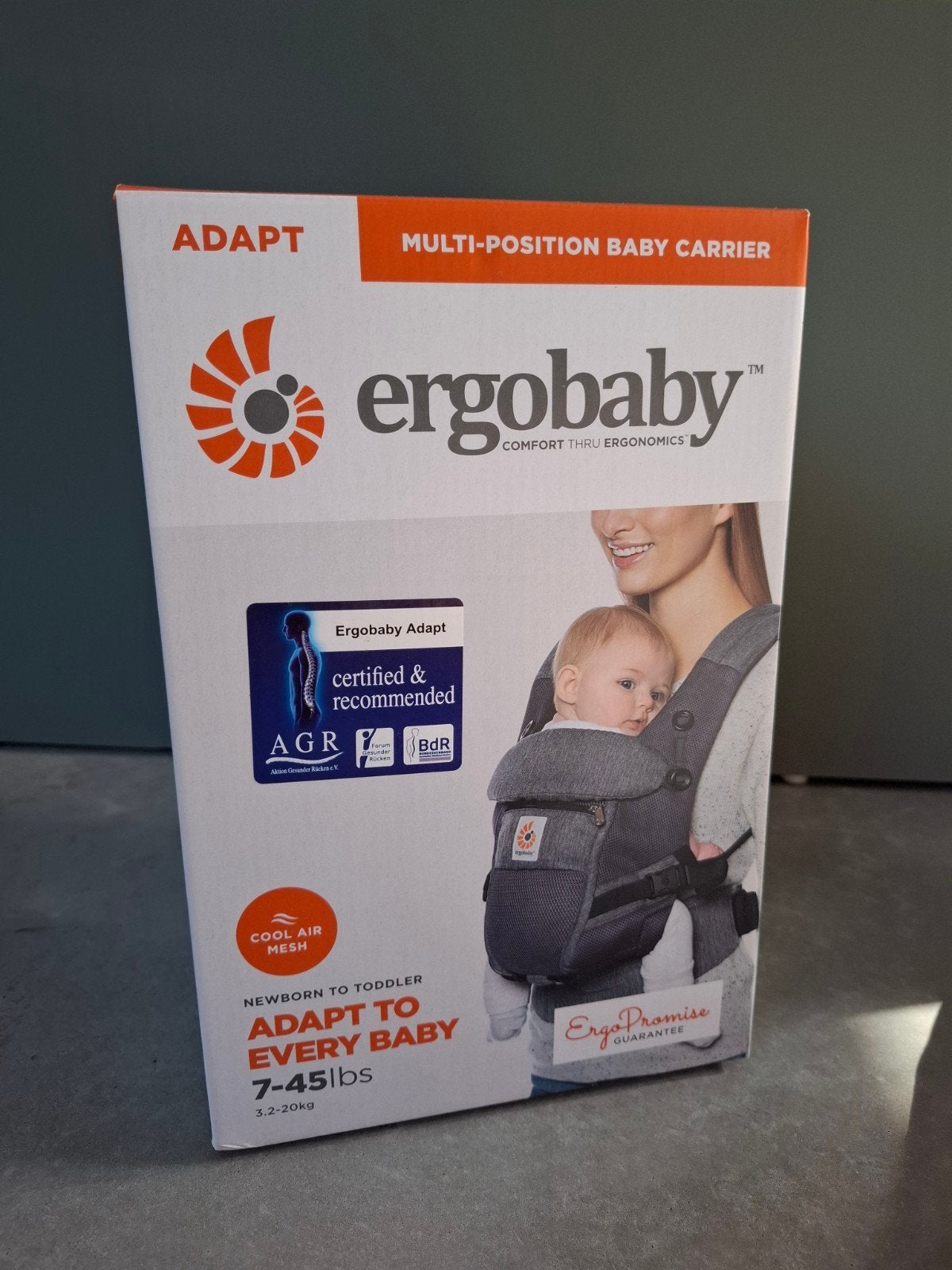 Ergobaby adapt draagzak, Autres marques, Porte-bébé, Enlèvement ou Envoi, Comme neuf