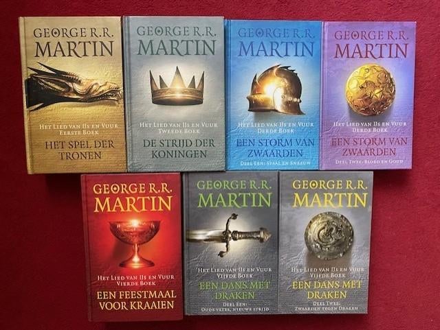 GEORGE MARTIN HET LIED VAN IJS EN VUUR DE COMPLETE SERIE IN, Boeken, Ophalen of Verzenden