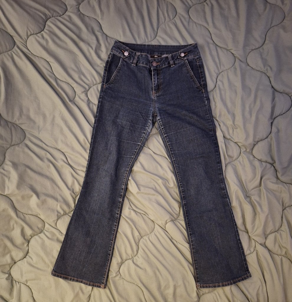 Lot: 7 broeken en 1 short, Blauw, Lang, Gedragen, Andere