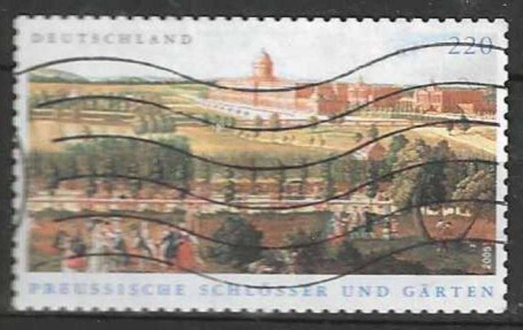 Duitsland 2005 - Yvert 2324 - Kasteel en Tuin (ST), Verzenden, Gestempeld