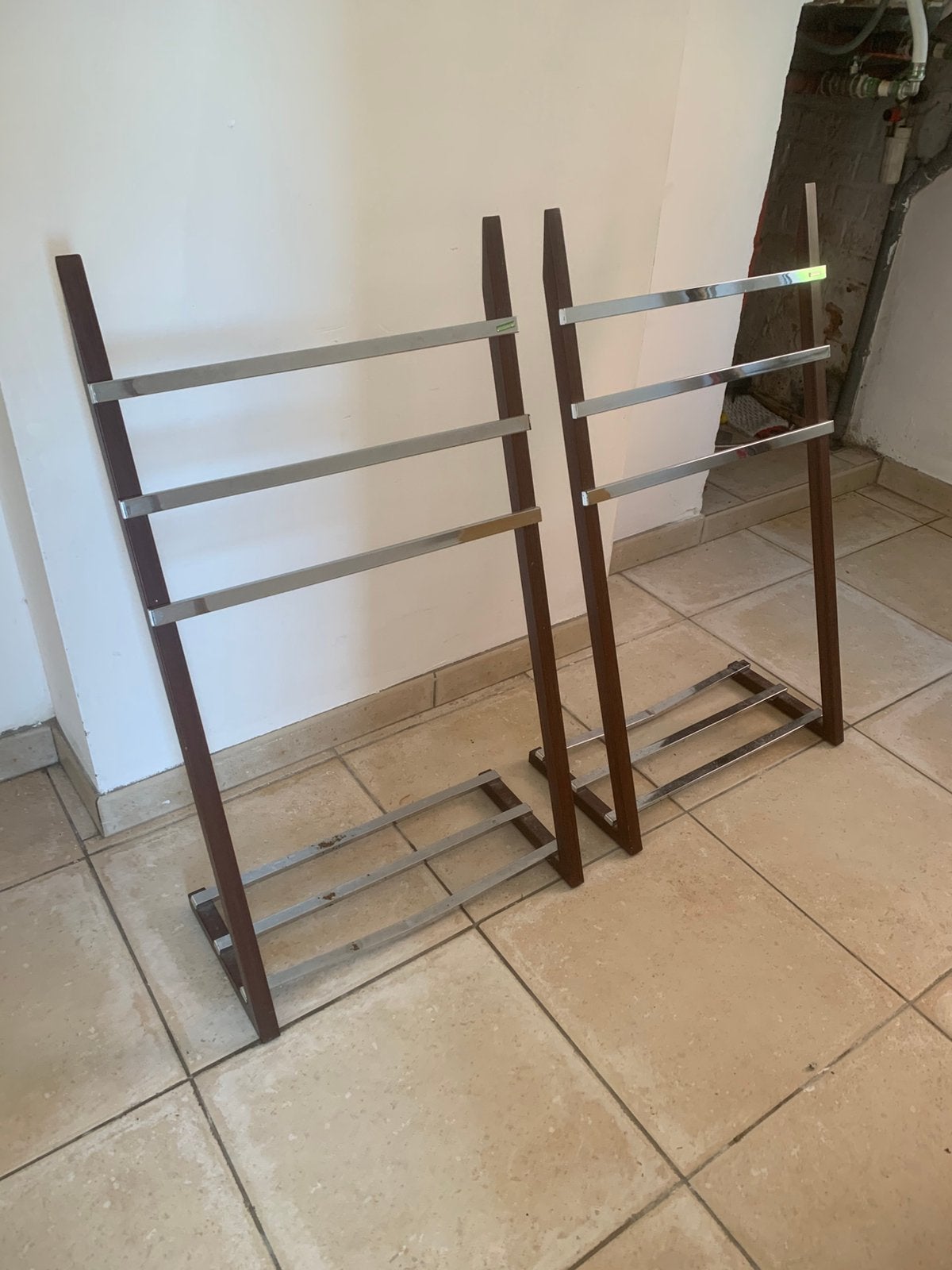 2 porte essuie vintage, Enlèvement, Comme neuf