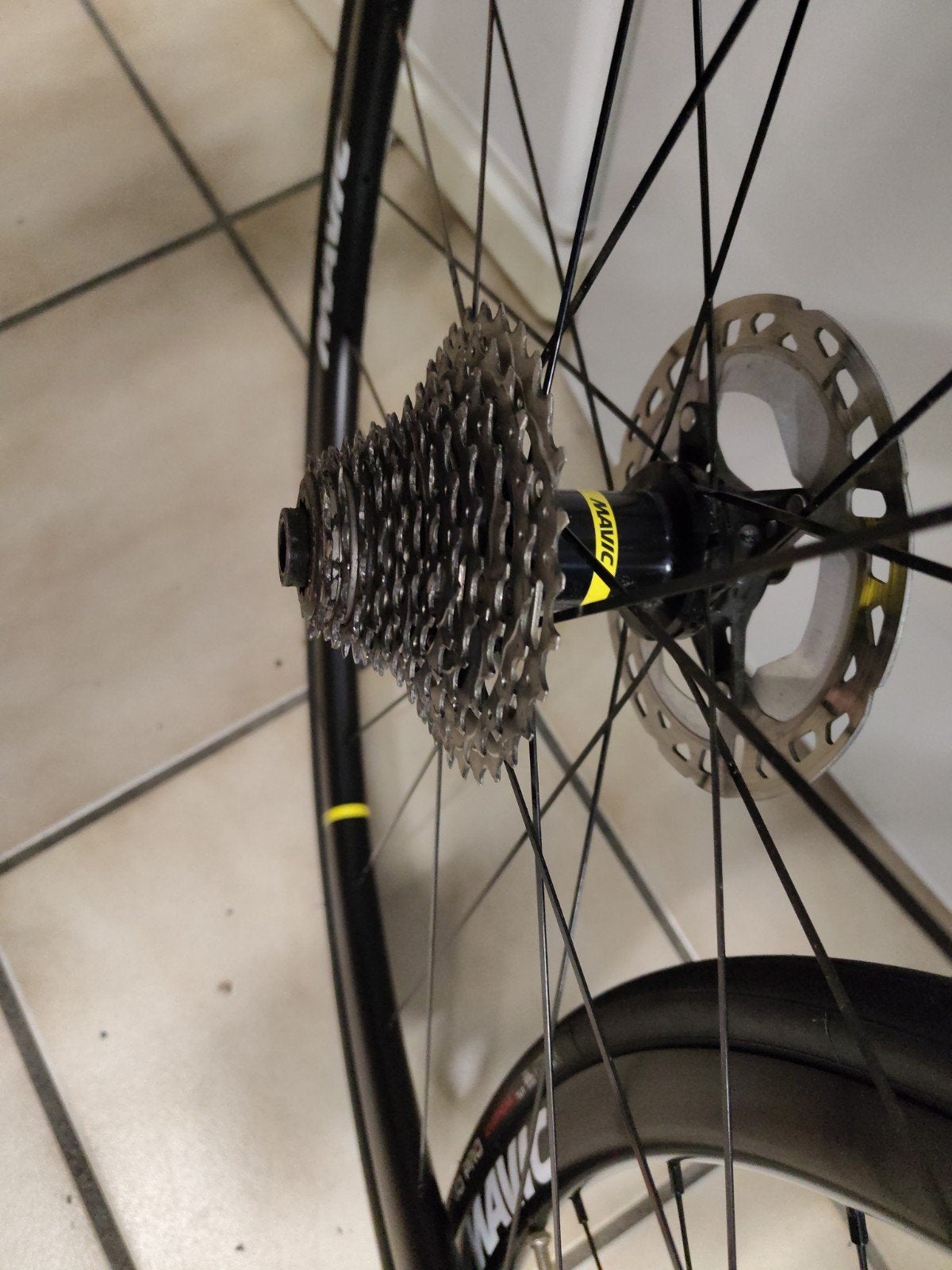Mavic Ksyrium 30 schijfrem wielen, Fietsen en Brommers, Fietsonderdelen, Ophalen