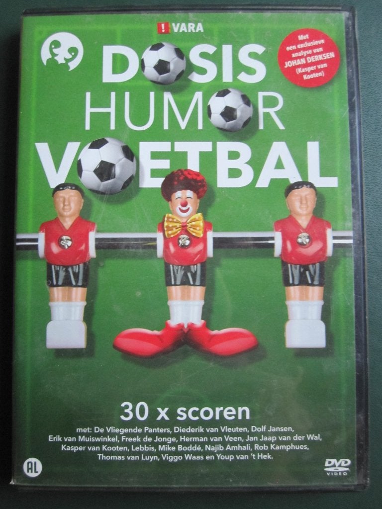 Une dose d'humour sur le football, CD & DVD, Enlèvement ou Envoi, Tous les âges, Comme neuf, Néerlandais