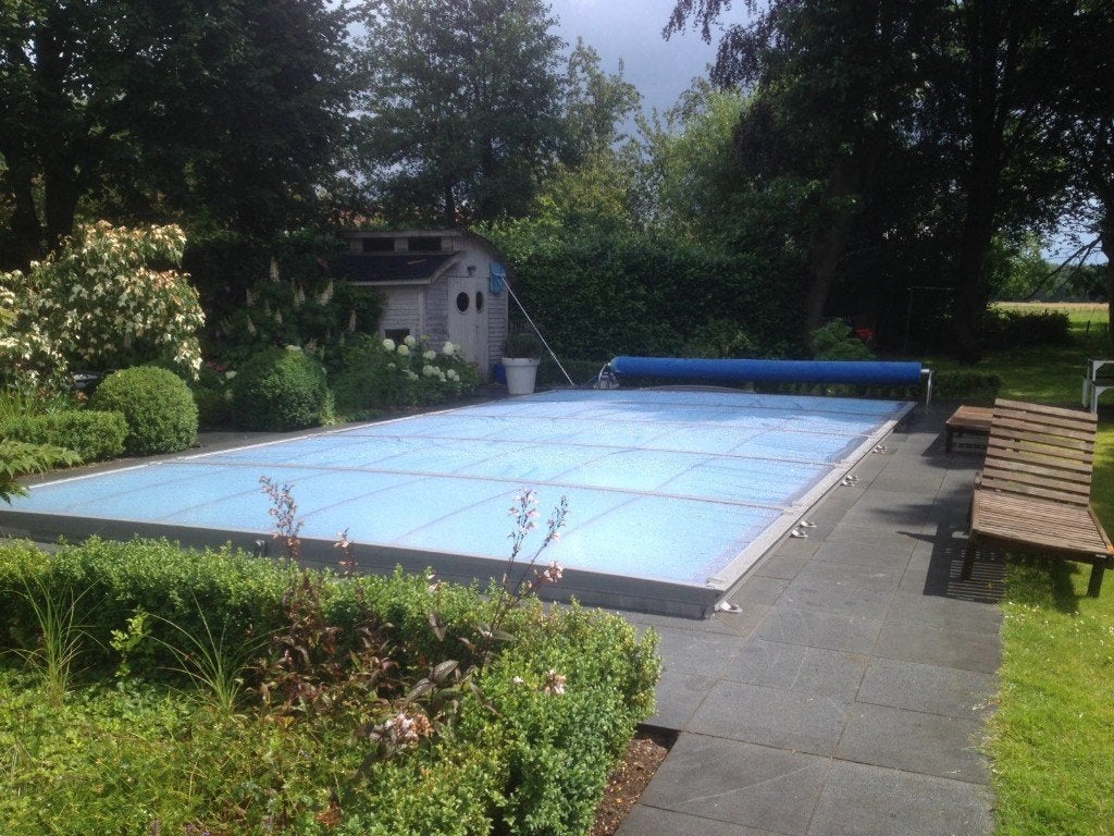 Zwembad overkapping, Tuin en Terras, Zwembad-toebehoren, Gebruikt, Overige typen, Ophalen