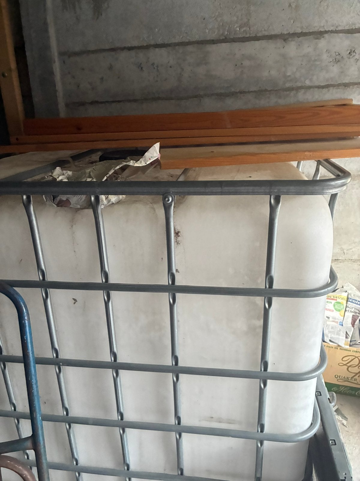 Ibc container 1000 liter, Ophalen, Zo goed als nieuw