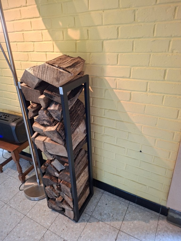 range bois, Enlèvement, Bûches