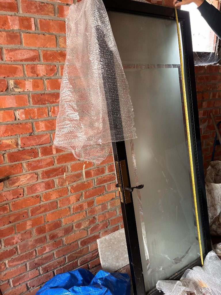 Binnendeur aluminium, Doe-het-zelf en Bouw, Deuren en Vliegenramen, Ophalen, 80 tot 100 cm, Binnendeur, Minder dan 200 cm
