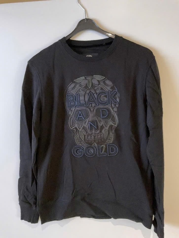 Sweater Black an Gold, Enlèvement ou Envoi, Comme neuf, Taille 46 (S) ou plus petite, Noir