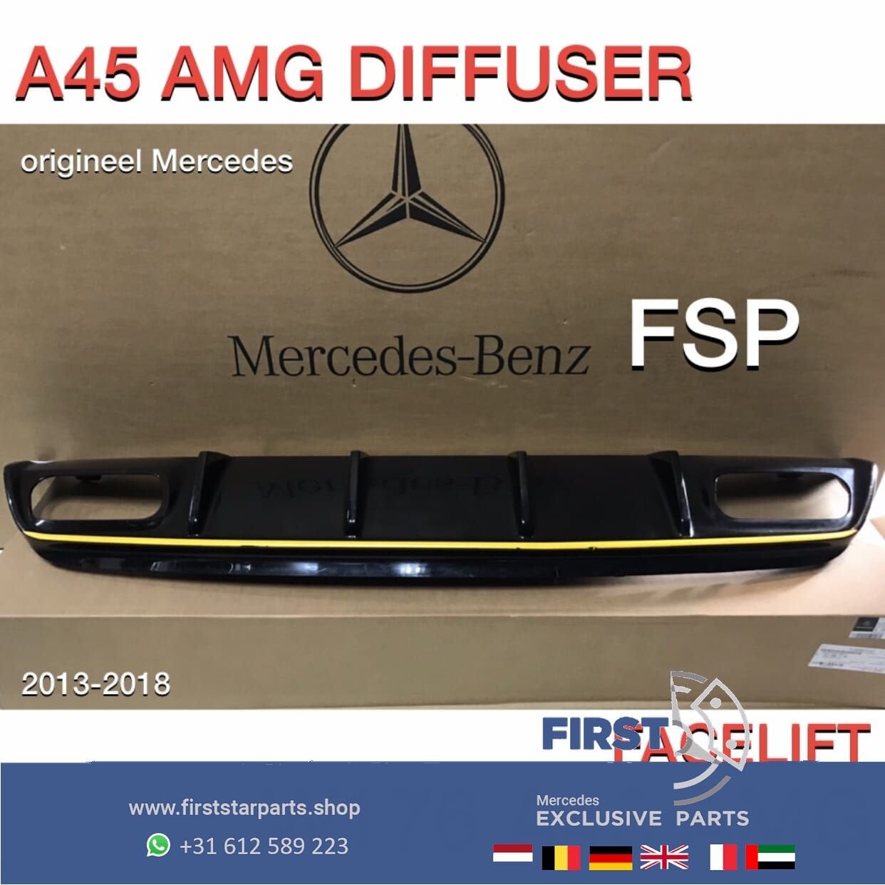 W176 A45 DIFFUSER Mercedes A Klasse FACELIFT Edition 1 2012-, Utilisé, -, -, Enlèvement ou Envoi