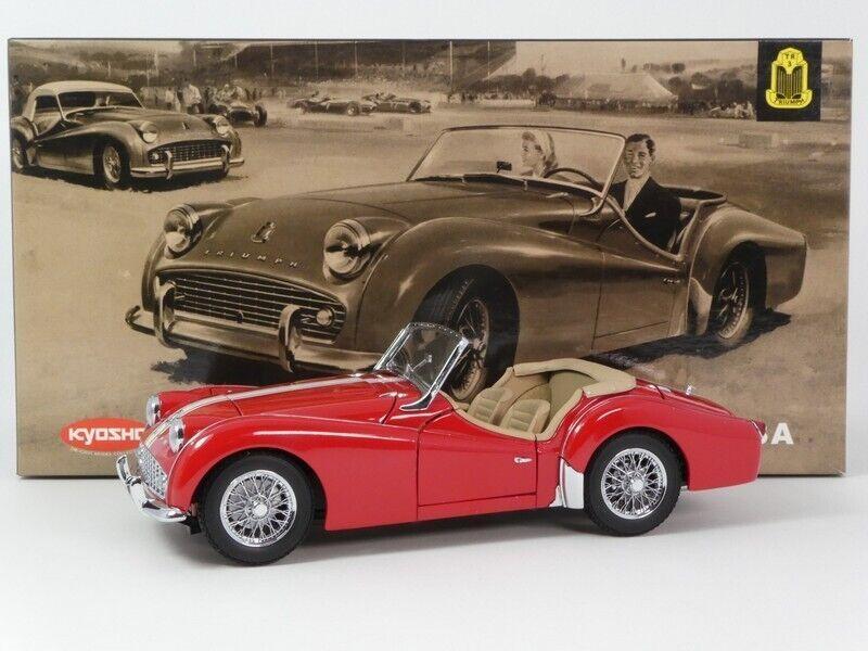 Triumph TR3A Kyosho, Hobby & Loisirs créatifs, Voitures miniatures | 1:18, Enlèvement ou Envoi, Neuf, Voiture, Kyosho