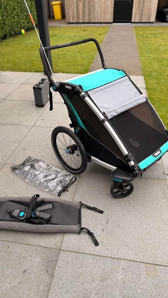 Thule lite 2 + accessoires, Ophalen, Zo goed als nieuw