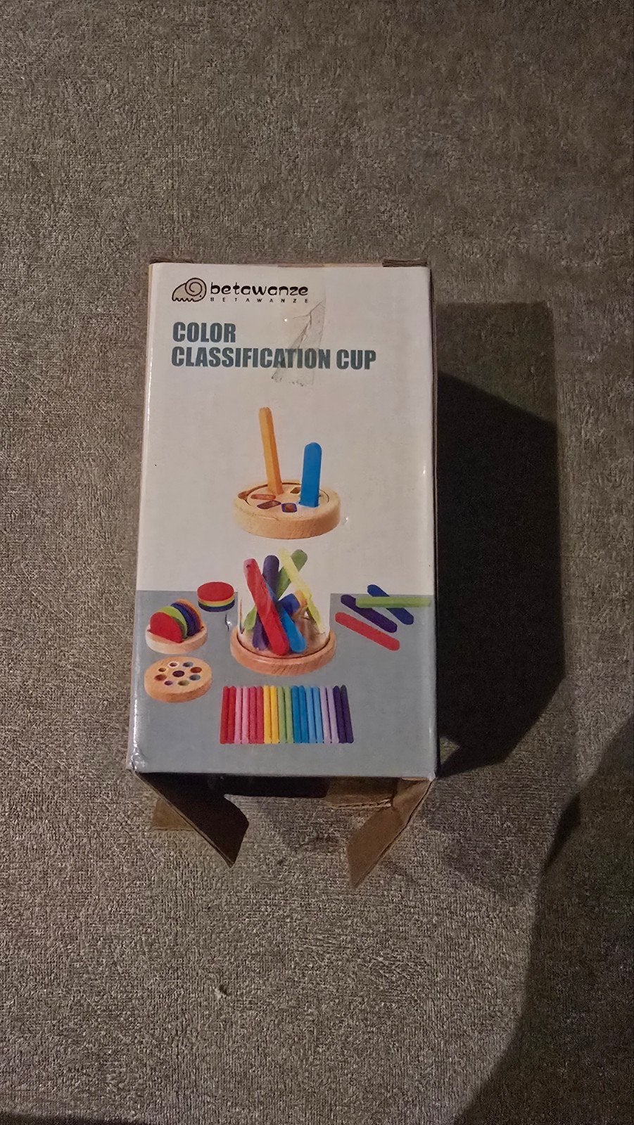 Jeu de tri des couleurs en bois/jouet éducatif, Enlèvement, Neuf, Autres types