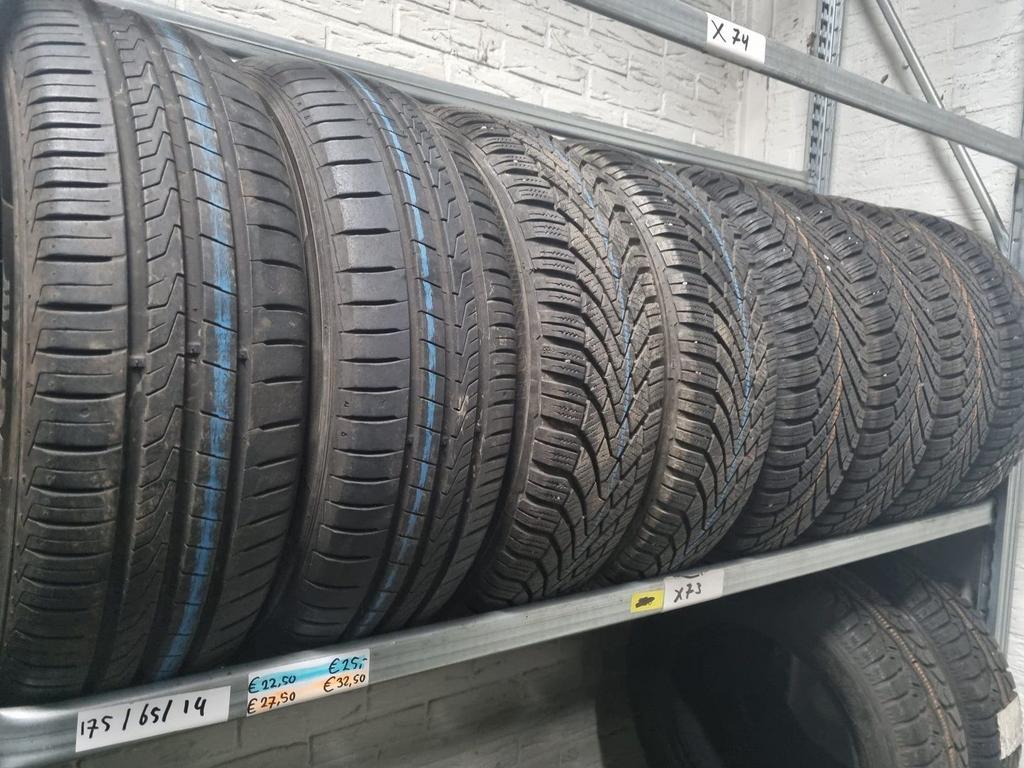 175/65/14 Zomerbanden diverse A-merken 6+mm vanaf €30 p st., Auto-onderdelen, Banden en Velgen, Band(en), Zomerbanden, 14 inch