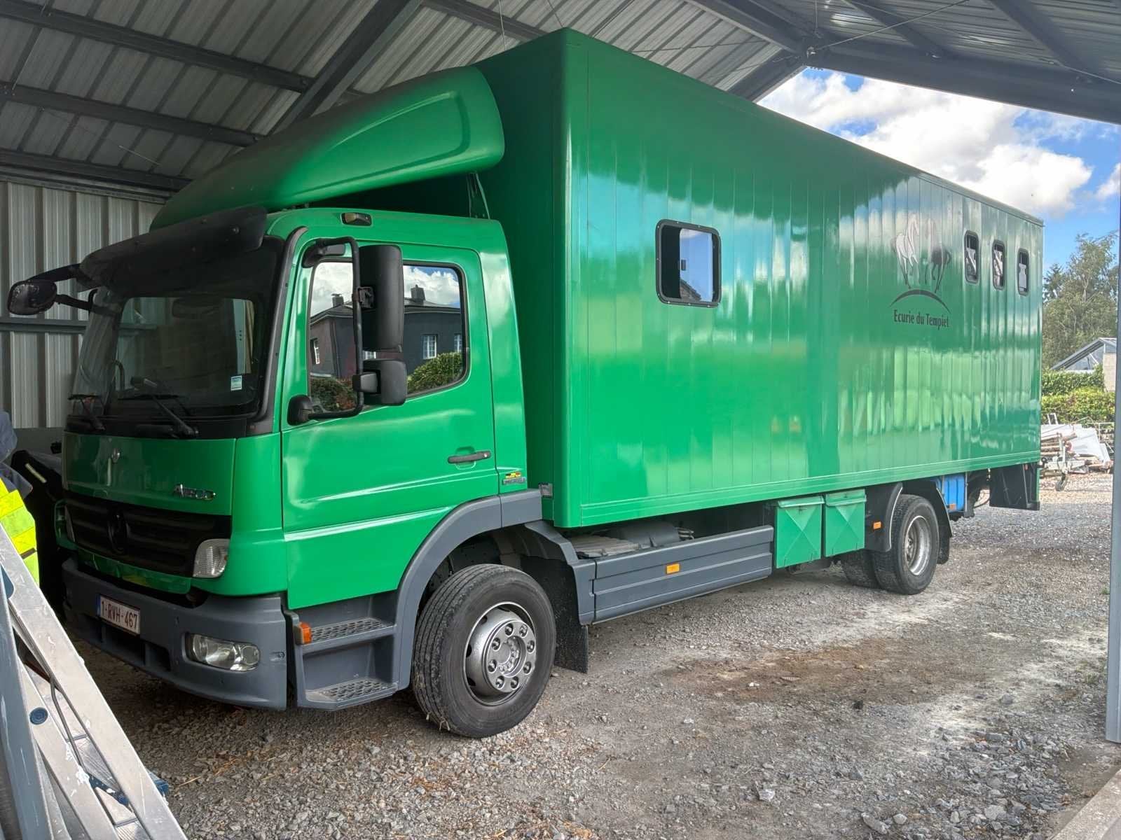 2007 Mercedes-Benz Atego Paardenwagen 1218 – 2007 – 177, Auto's, Vrachtwagens, Overige brandstoffen, Mercedes-Benz, Bedrijf, Te koop