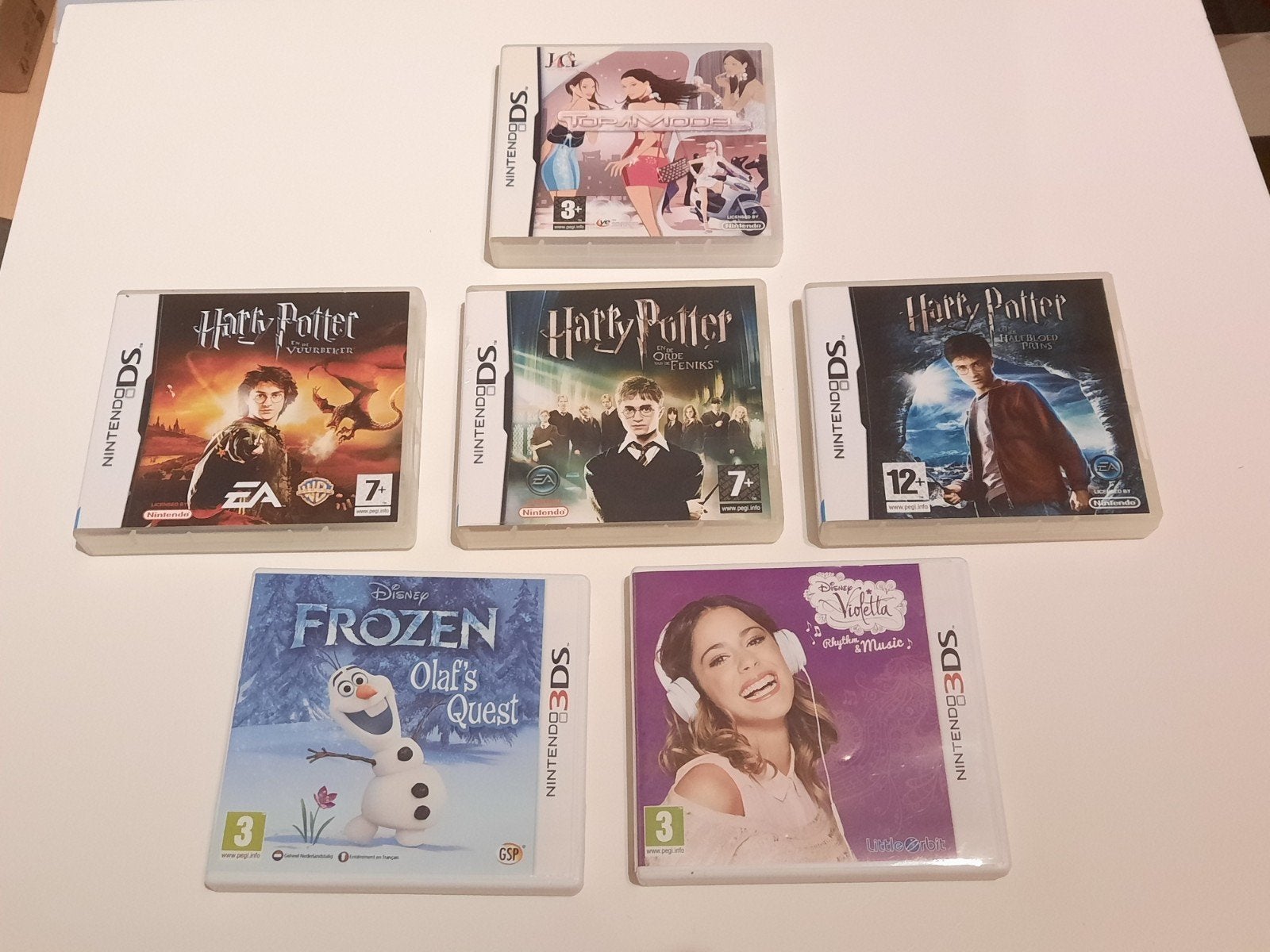 4x Nintendo ds games en 2x 3ds games, Nintendo, Gebruikt, Ophalen of Verzenden, Nintendo België