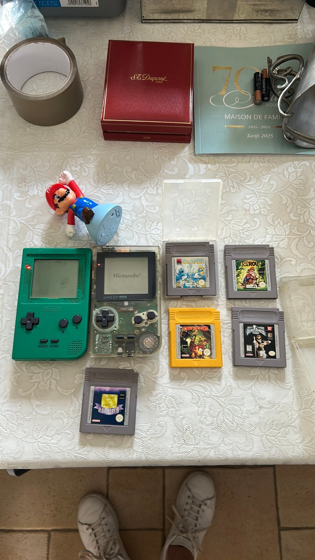 Game Boy 2 en 5 spellen, Ophalen of Verzenden, Gebruikt, Game Boy Classic, Met games