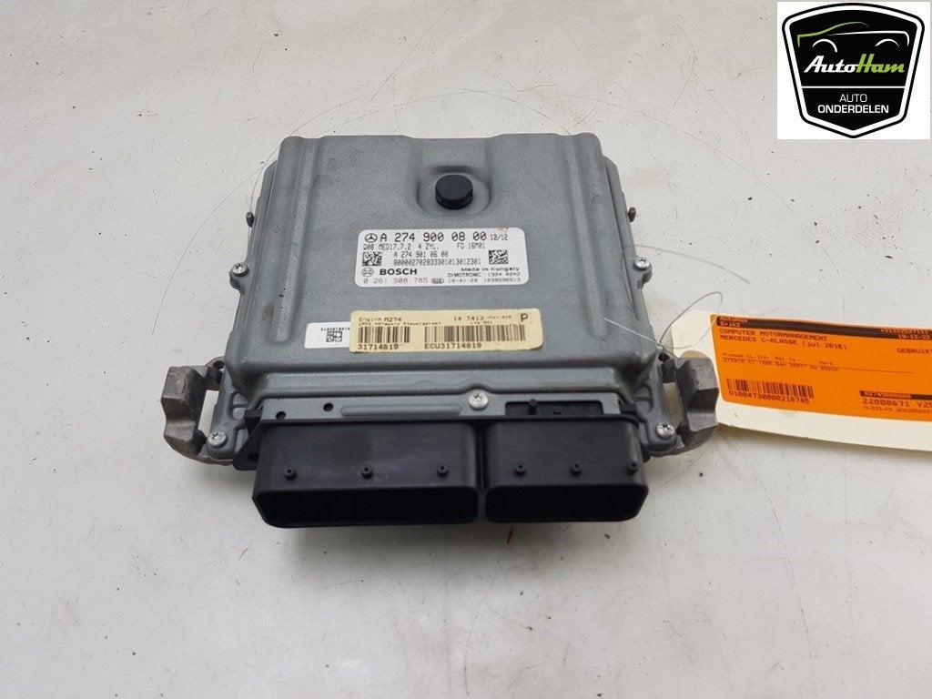 CALCULATEUR MOTEUR ECU Mercedes-Benz C (W205), Robert Bosch AG, Mercedes-Benz, Utilisé, Robert-Bosch-Allee 1
74232  Abstatt, DE