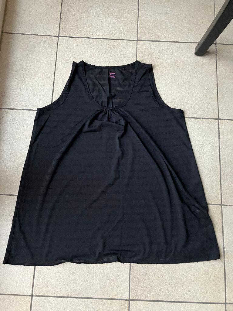 4 nieuwe zwarte tops - Maat 50, Kleding | Dames, Grote Maten, Ophalen of Verzenden, Shirt of Top