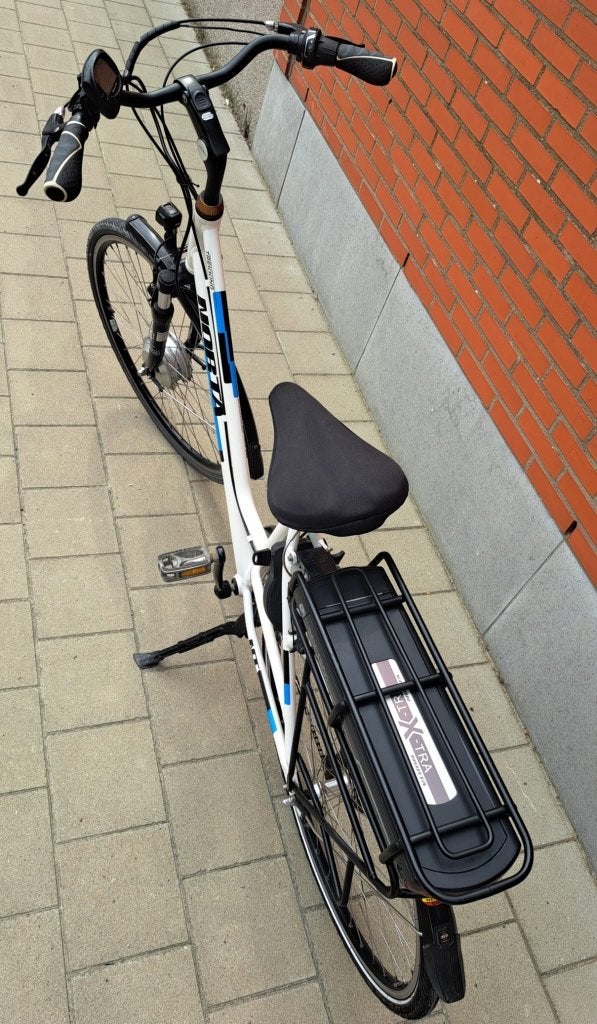 elektrische fiets Norta en perfect staat, 47 à 51 cm, Enlèvement, Comme neuf, 50 km par batterie ou plus