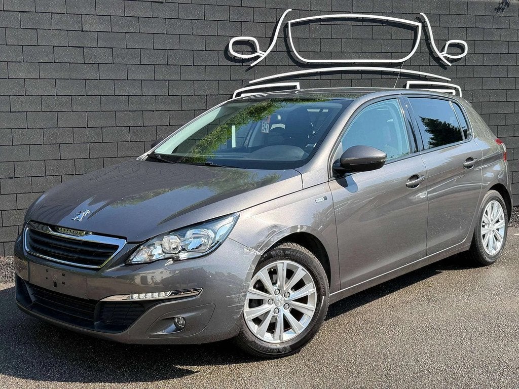 Peugeot 308 1.2+AIRCO+NAVI+CAMERA+JANTES+EURO 6B, Argent ou Gris, Achat, Euro 6, Entreprise