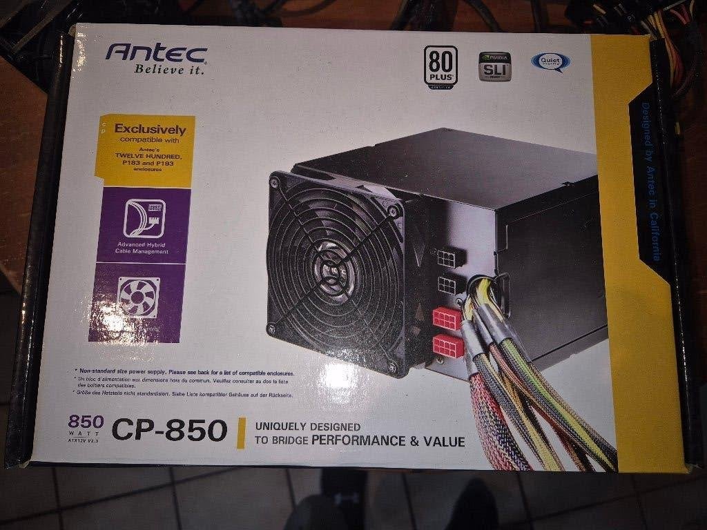 Antec CP-850 PC Voeding 850W, Computers en Software, Interne voedingen, Gebruikt, Ophalen of Verzenden