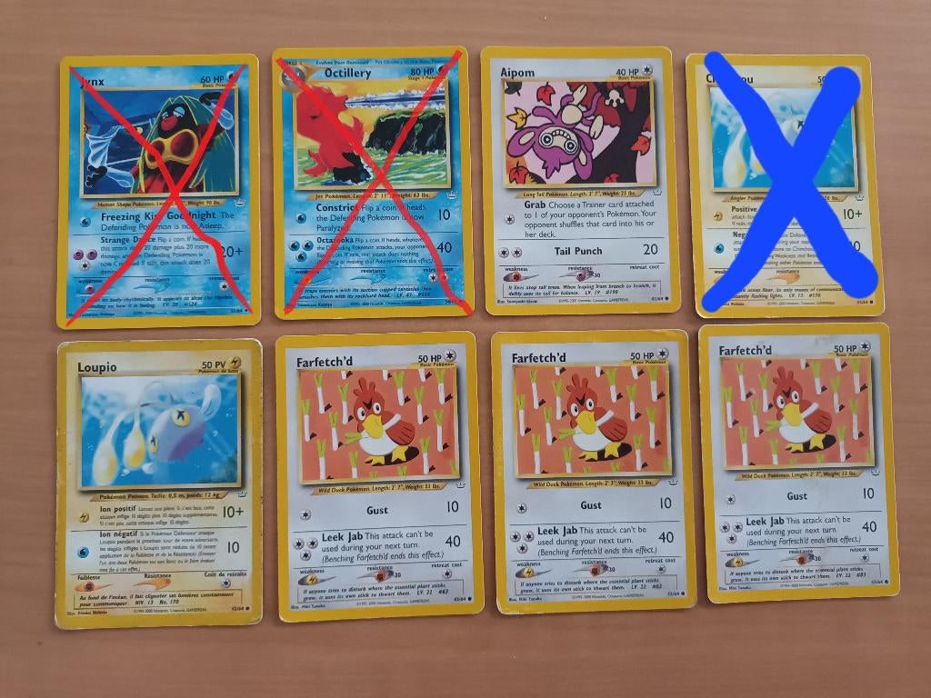 Pokémon  Neo Revelation set (september 2001), Ophalen of Verzenden, Zo goed als nieuw, Meerdere kaarten