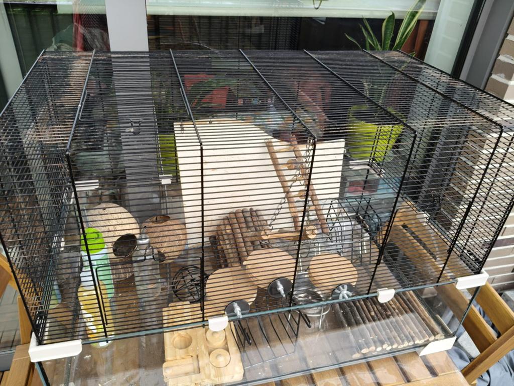Hamster,muizen of caviakooi, Dieren en Toebehoren, Ophalen, Zo goed als nieuw, Metaal, Overige typen