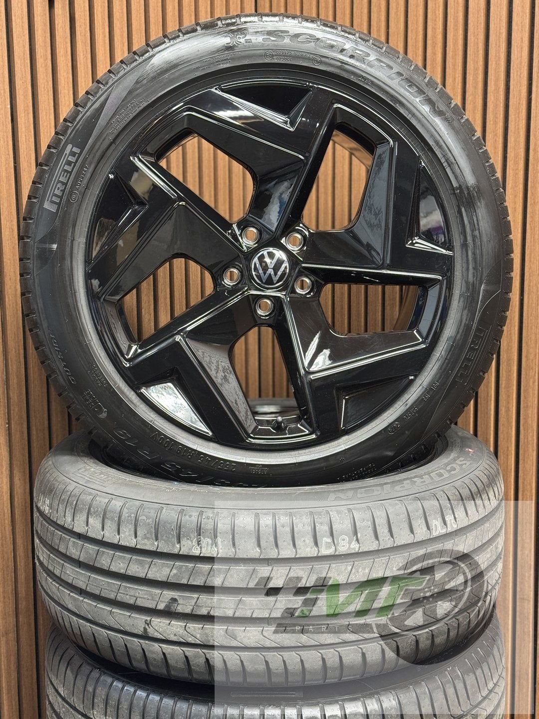 19" Vw Tiguan Tayron R-Line COVENTRY BLACK NIEUW BTW OEM, 19 inch, 255 mm, -, -