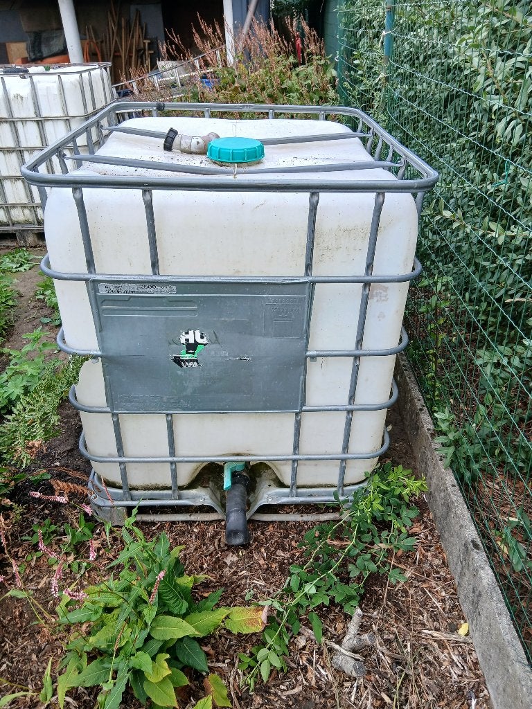 Ibc container, Tuin en Terras, Ophalen, Gebruikt, Met kraantje, 150 liter of meer