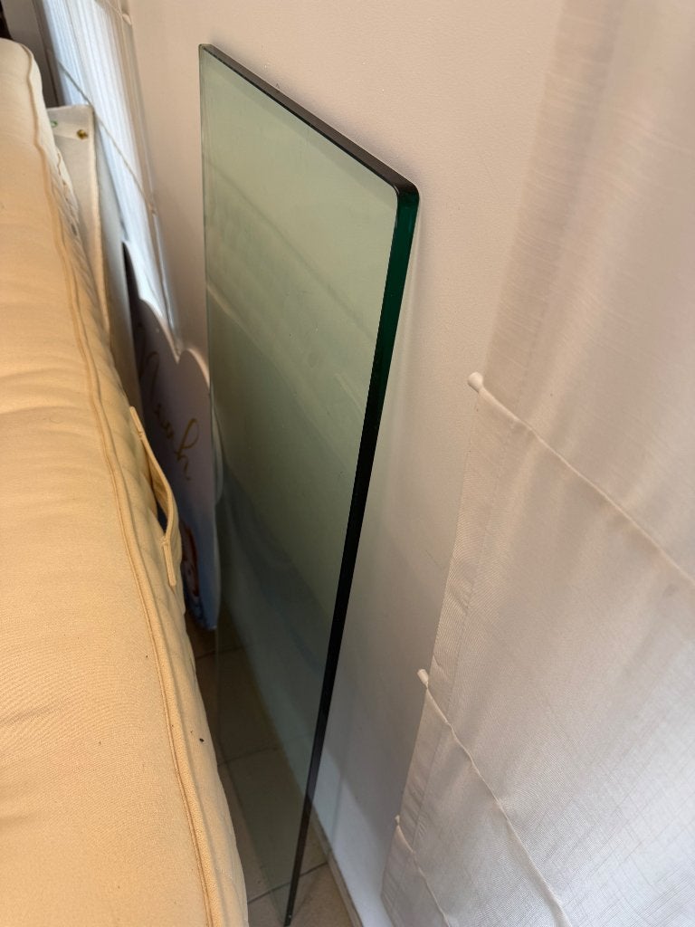 Mooie glasplaat voor sidetable, Ophalen, Gebruikt, 100 tot 150 cm, Glas