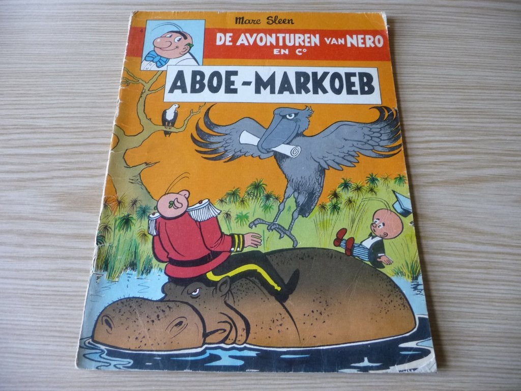 Nero - 4. Aboe Markoeb EERSTE DRUK €12, Boeken, Stripverhalen, Gelezen, Marc Sleen, Eén stripboek, Ophalen of Verzenden