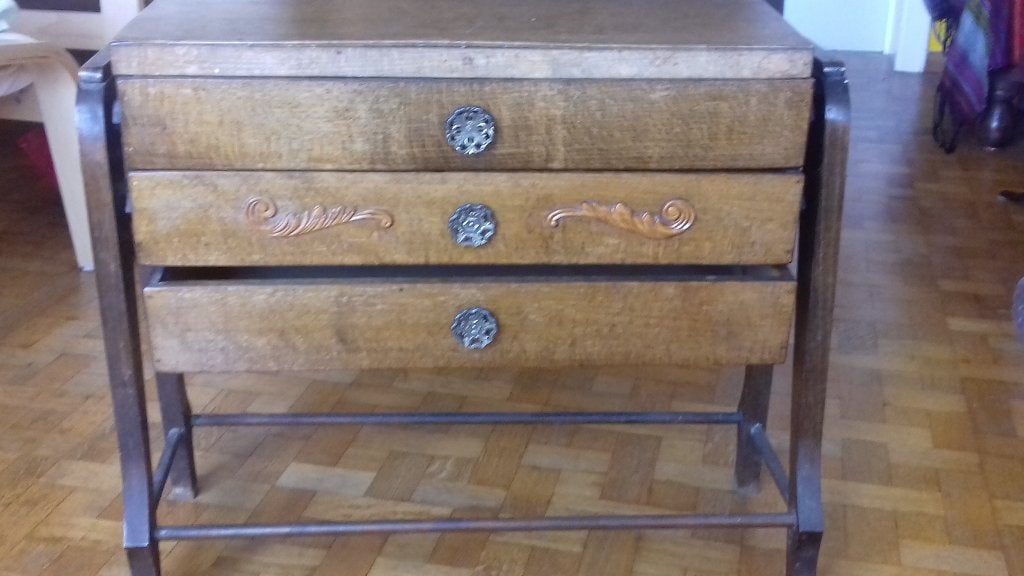 meuble de couture, Enlèvement