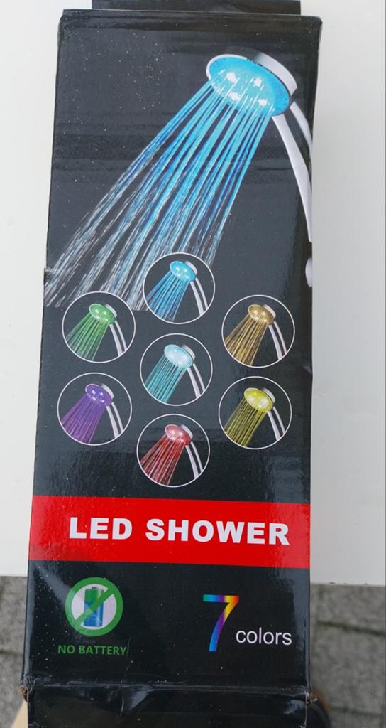 Paumau de douche lumineux, Enlèvement, Douche