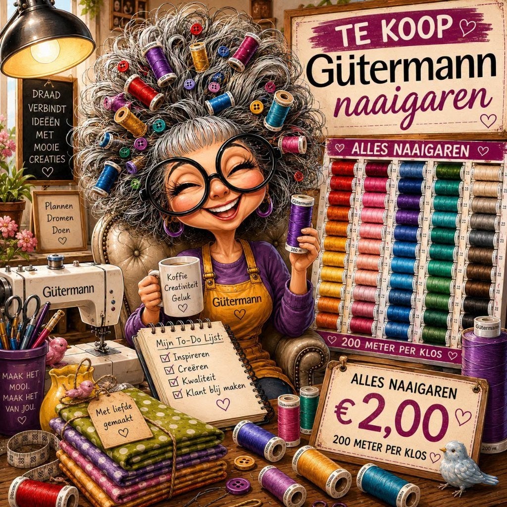 Gütermann naaigaren voor een voordelige prijs., Ophalen of Verzenden, Nieuw, Garen of Naald(en)