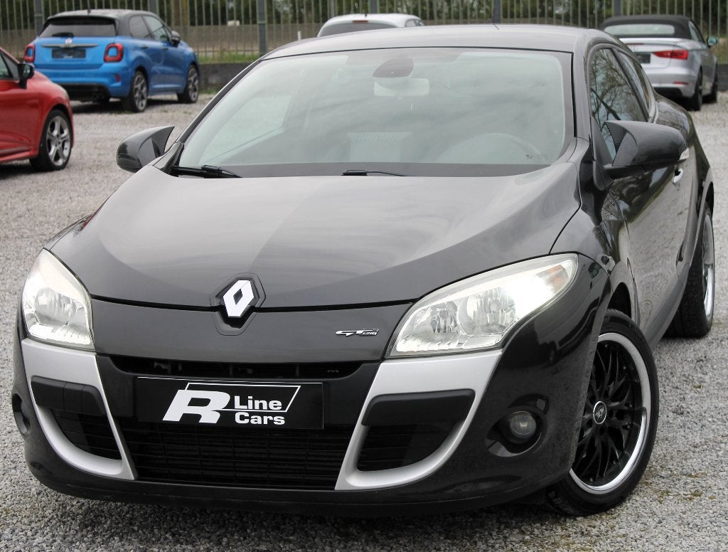 RENAULT MEGANE 2.0 GT LINE GPS CLIM JTS 12 MOIS GARANTIE, Auto's, 1998 cc, Stof, Zwart, Zwart