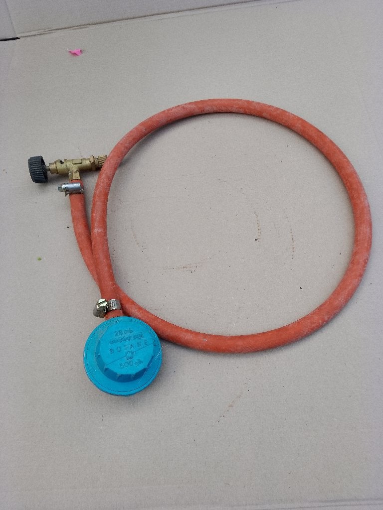 Gas slang, voorzien van kraantje en aan/uit switch., Enlèvement ou Envoi, Utilisé, Autres types, Autres marques