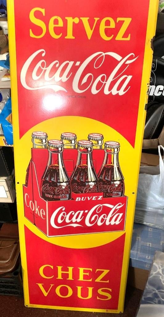 Emaille bord Coca-Cola, Ophalen