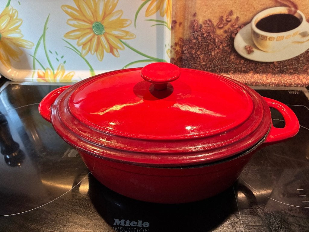 kookpot, Maison & Meubles, Cuisine | Casseroles & Poêles, Enlèvement ou Envoi, Compatible lave-vaisselle, Utilisé, Émail