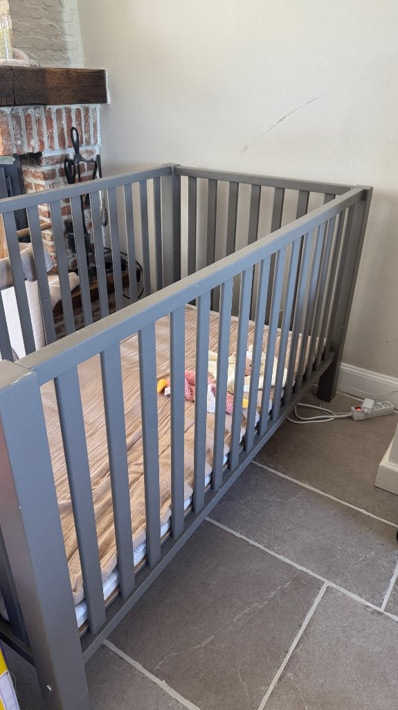 Tweelingbox, Kinderen en Baby's, Ophalen, Gebruikt, Rechthoekig, In hoogte verstelbaar